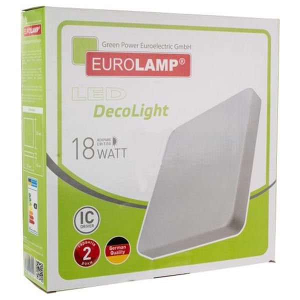 Светильник светодиодный Eurolamp 18 Вт белый 4000 К LED-NLS-18/4(F)new 